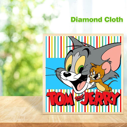 Tom Jerry - Full Round Drill Diamond Painting 30*30CM