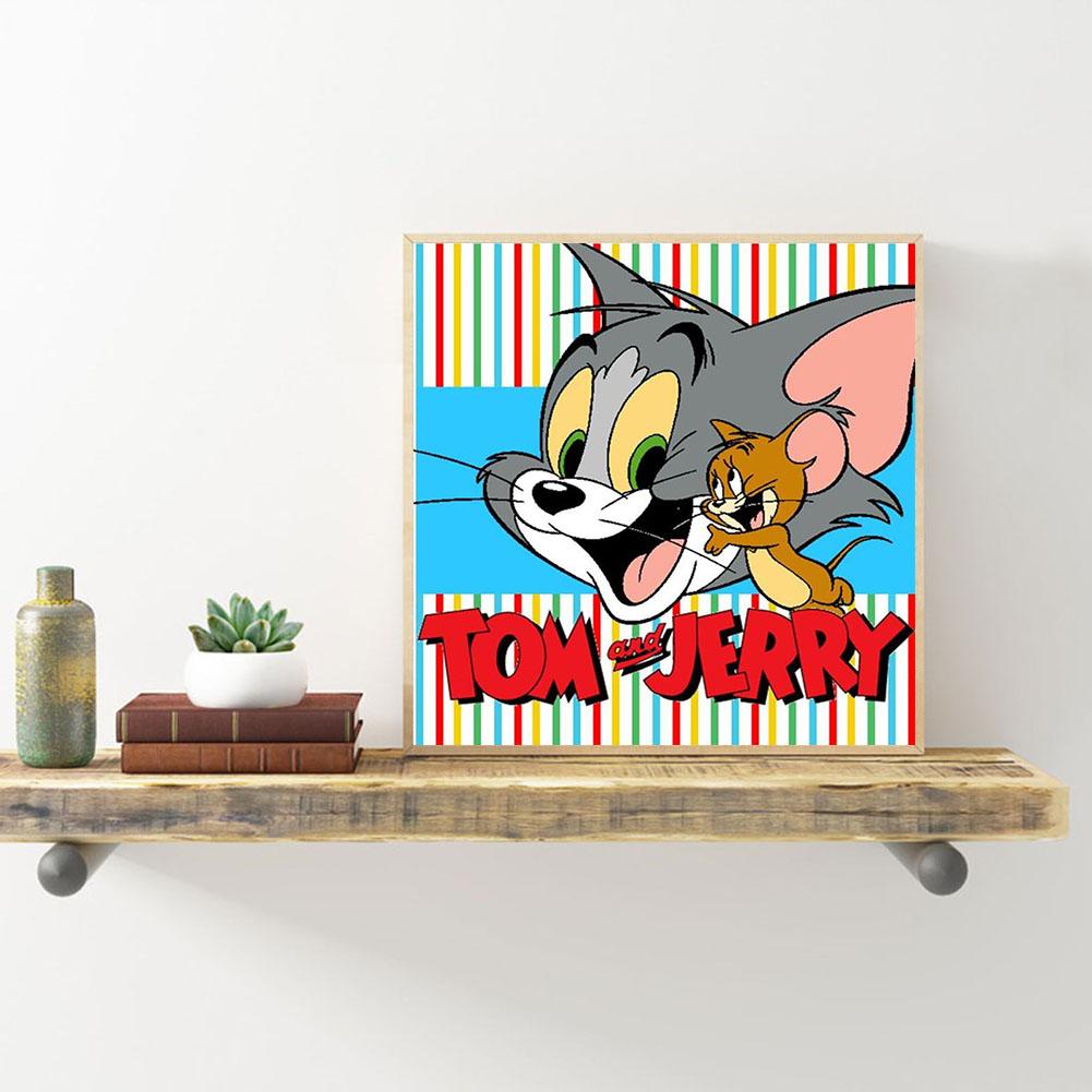 Tom Jerry - Full Round Drill Diamond Painting 30*30CM