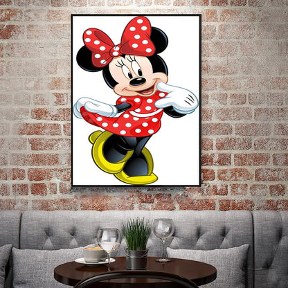 Minnie - Full Round Drill Diamond Painting 30X40CM