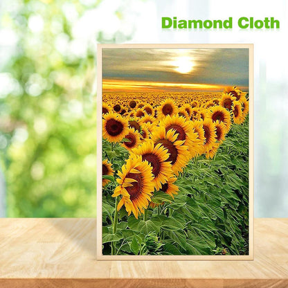 Sunflower - Full Round Drill Diamond Painting 30*40CM