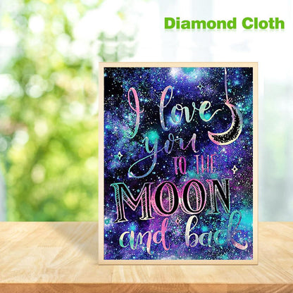 Night Sky - Special Shaped Drill Diamond Painting 30*40CM