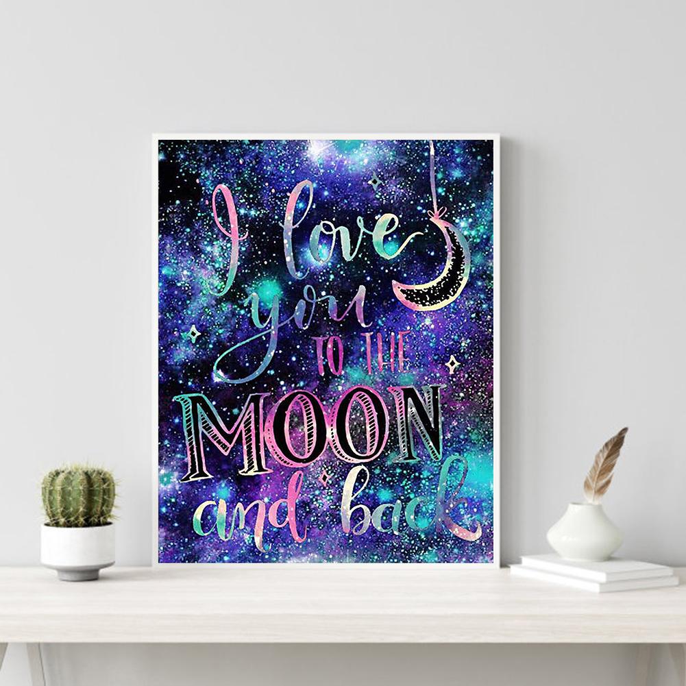 Night Sky - Special Shaped Drill Diamond Painting 30*40CM