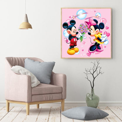 Mickey Mouse - Full Round Drill Diamond Painting 30*30CM