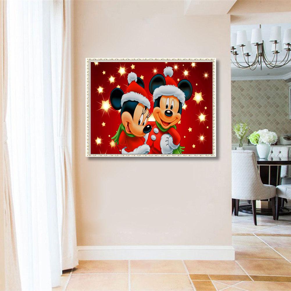 Mickey Mouse - Full Round Drill Diamond Painting 30*40CM