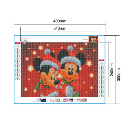 Mickey Mouse - Full Round Drill Diamond Painting 30*40CM