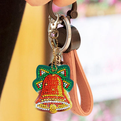 8pcs DIY Full Drill Special Shaped Diamond Painting Cartoon Fashion Keyring