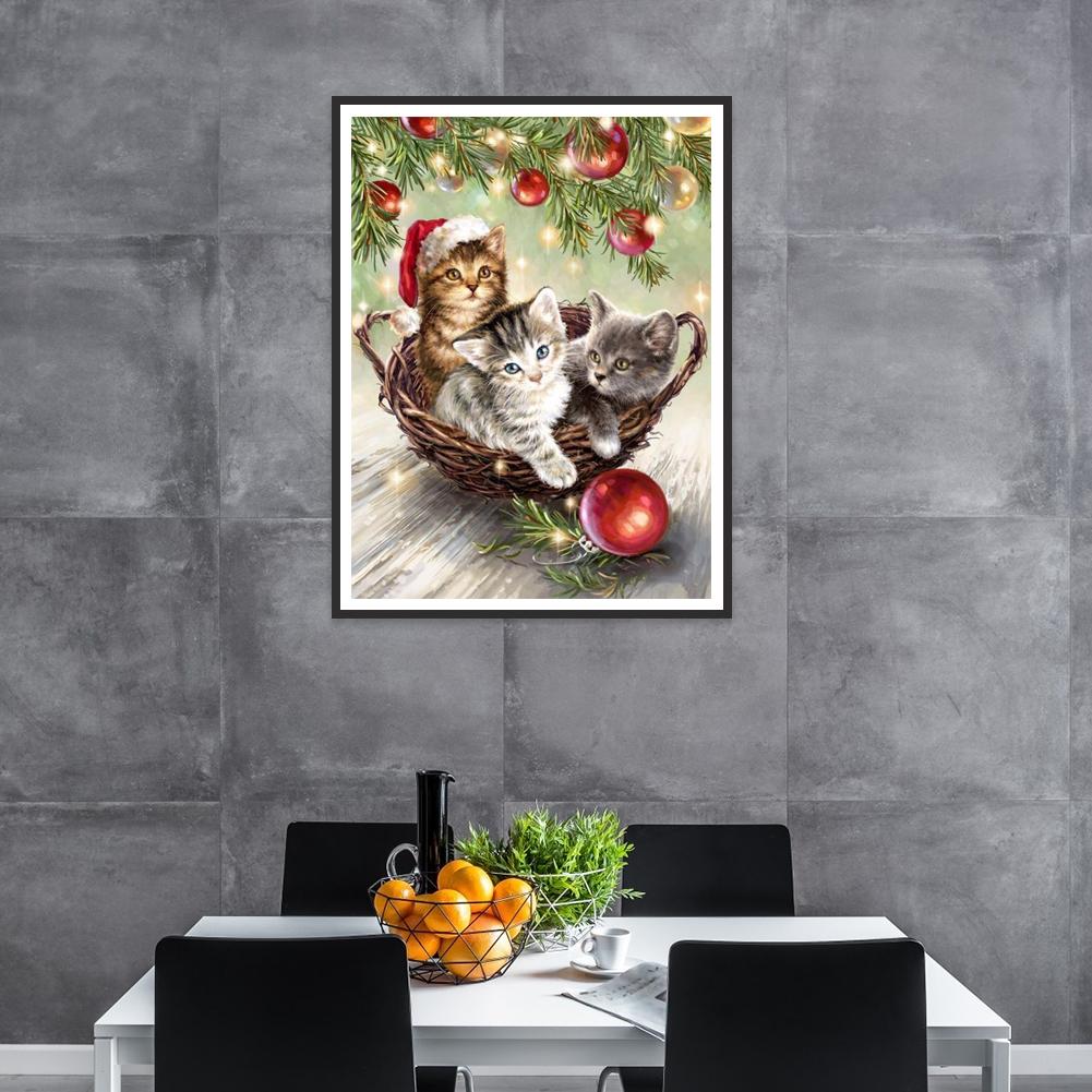 Christmas - Full Round Drill Diamond Painting 30*40CM