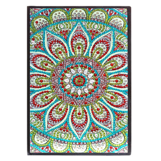 DIY Mandala Special Shaped Diamond Painting 50 Pages Sketchbook A5 Notebook