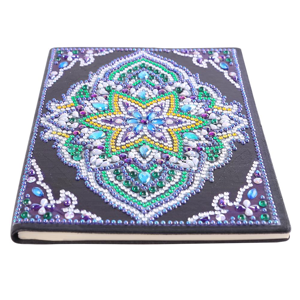 DIY Mandala Special Shaped Diamond Painting 50 Pages A5 Notebook Sketchbook