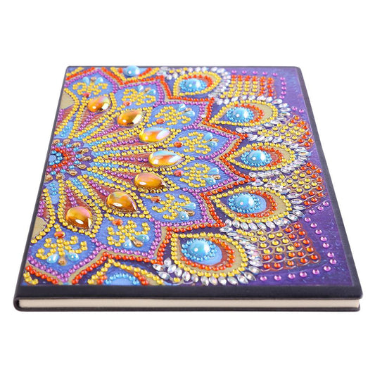 DIY Mandala Special Shaped Diamond Painting 50 Pages Notepad A5 Sketchbook