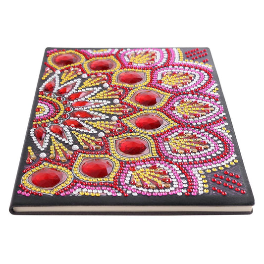 DIY Mandala Special Shaped Diamond Painting 50 Pages Sketchbook A5 Notebook