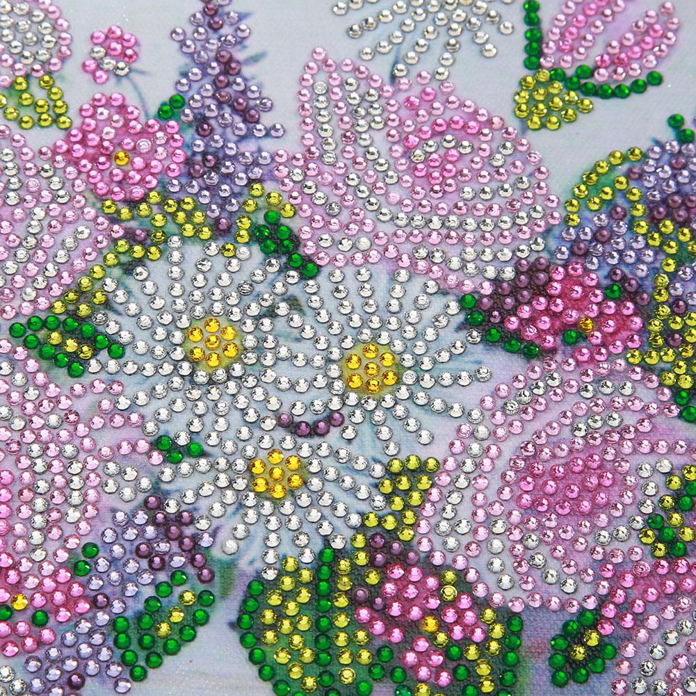 Flower - Special Shaped Drill Diamond Painting 25X30CM