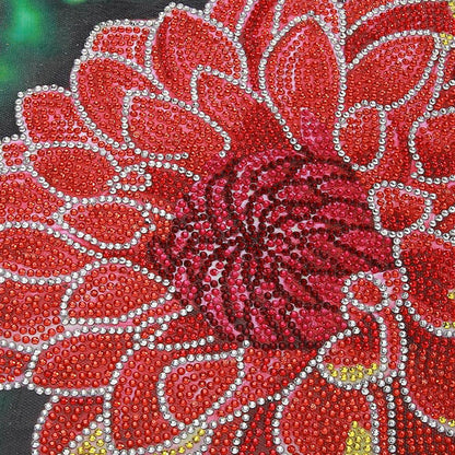 Flower - Special Shaped Drill Diamond Painting 25*30CM