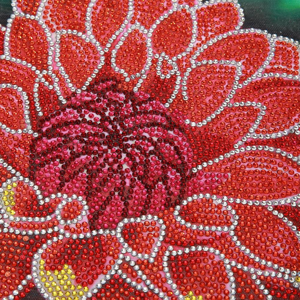 Flower - Special Shaped Drill Diamond Painting 25*30CM