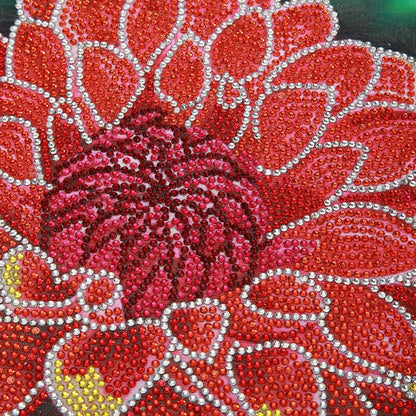 Flower - Special Shaped Drill Diamond Painting 25*30CM