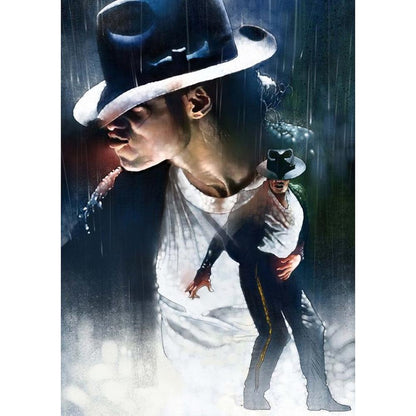 Michael Jackson - Full Round Drill Diamond Painting 30*40CM