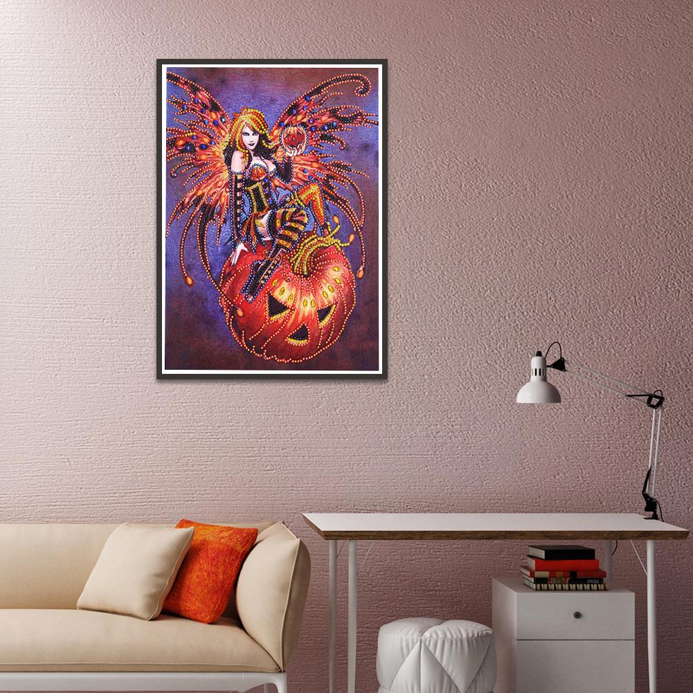 Witch - Full Round Drill Diamond Painting 30*40CM