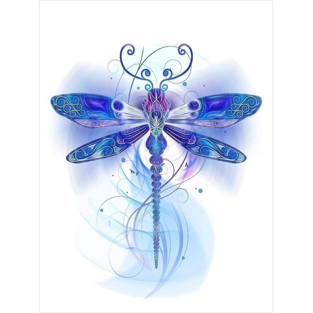 Dragonfly - Full Round Drill Diamond Painting 30*40CM