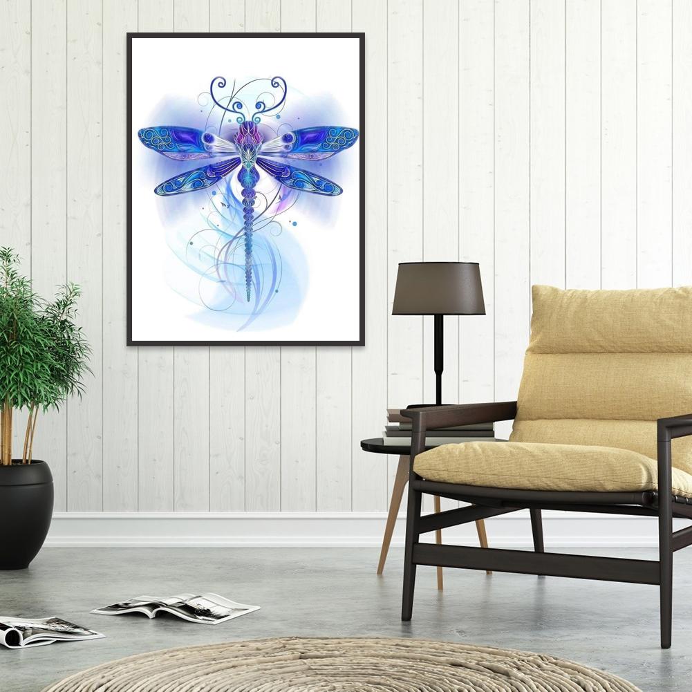 Dragonfly - Full Round Drill Diamond Painting 30*40CM
