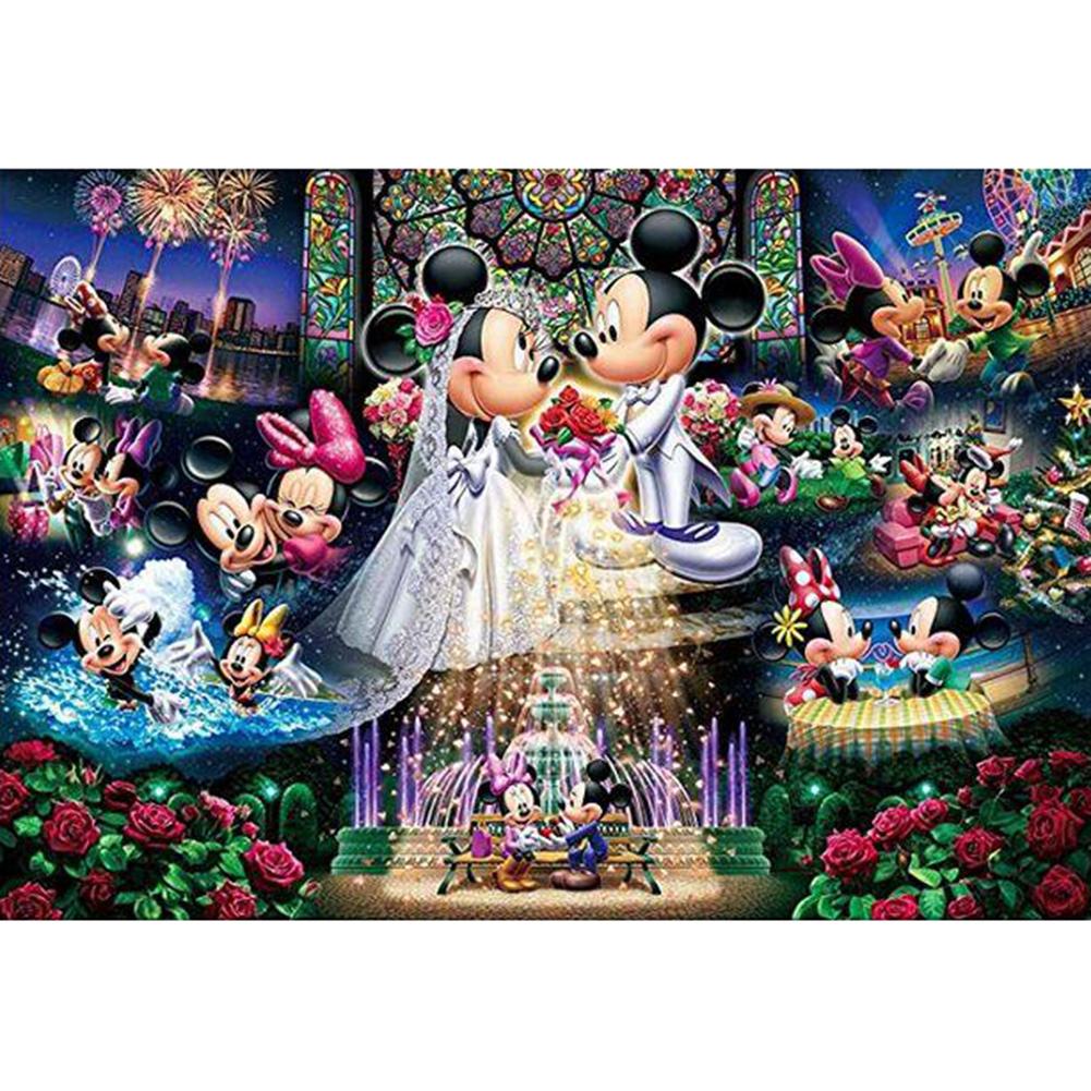 Mickey Mouse - Full Round Drill Diamond Painting 50*40 CM
