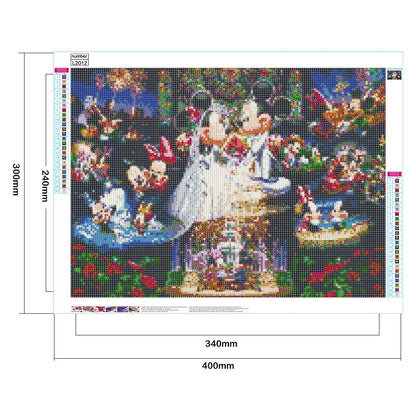 Mickey Mouse - Full Round Drill Diamond Painting 50*40 CM