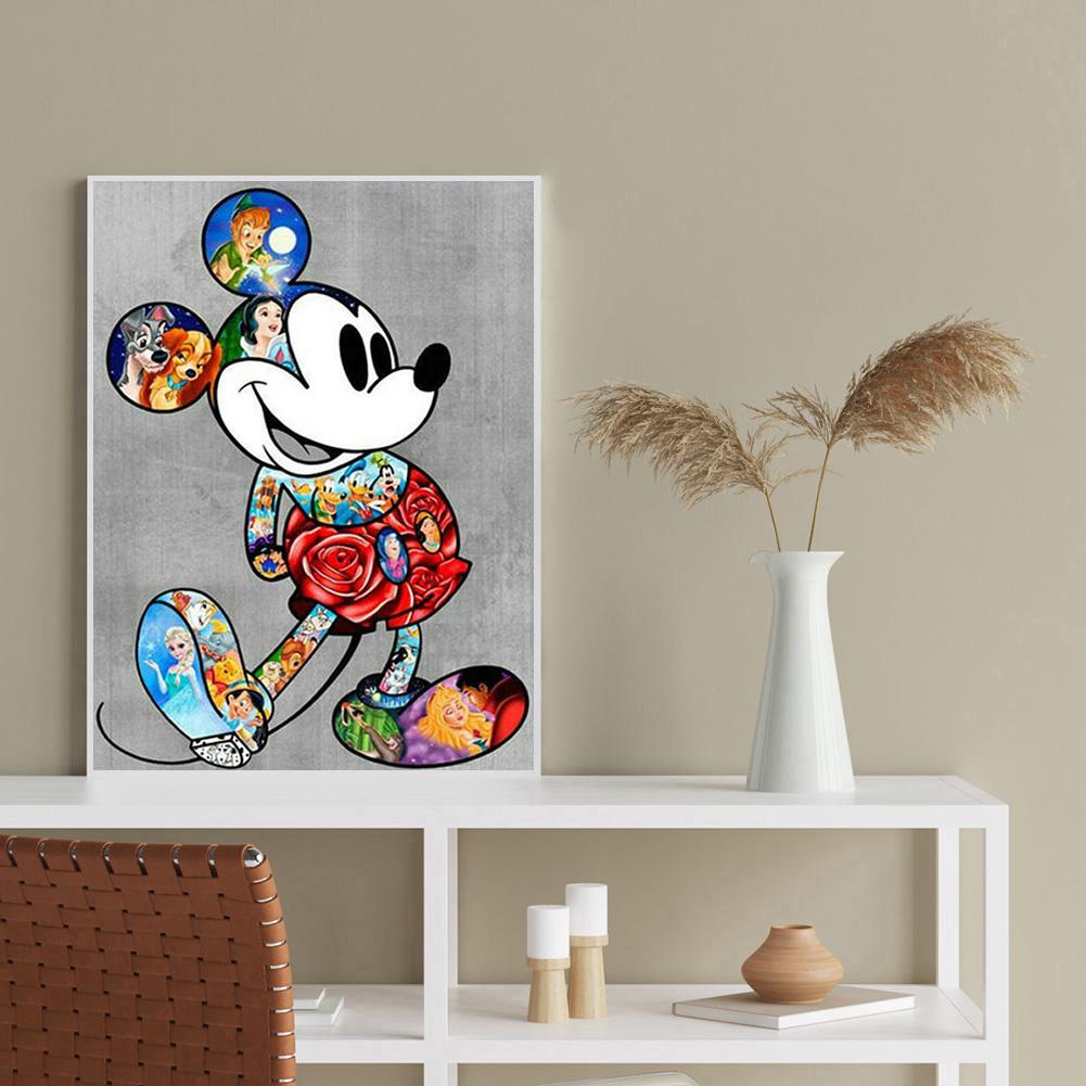 Mickey Mouse - Full Round Drill Diamond Painting 30*40CM