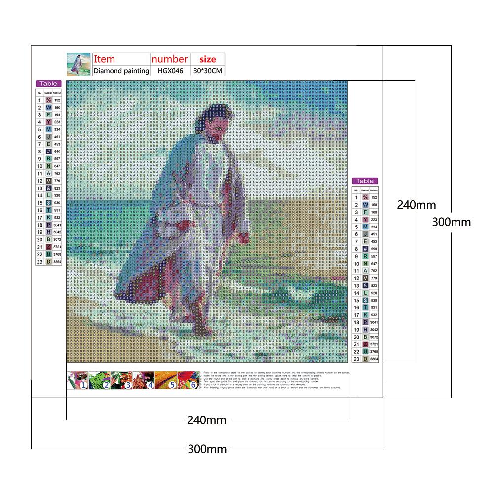 Father - Full Round Drill Diamond Painting 30*30CM