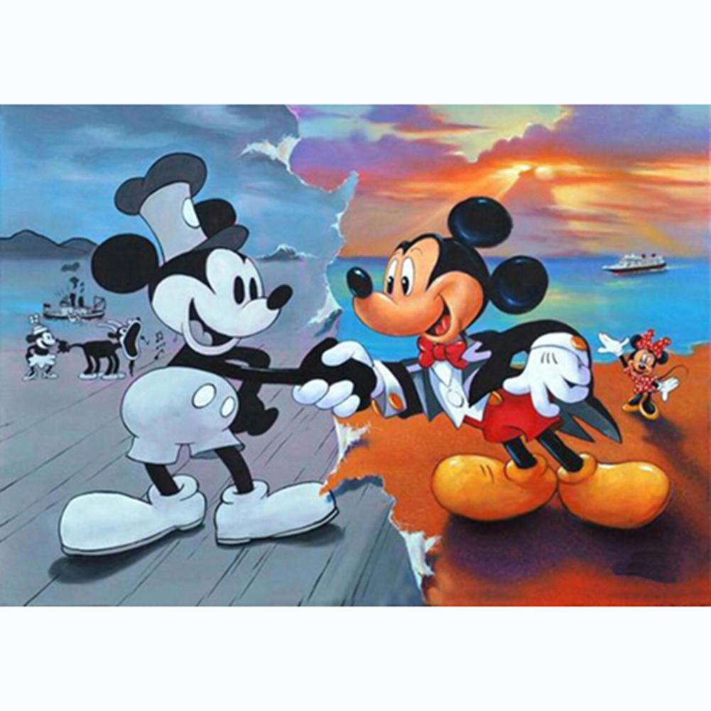 Mickey Mouse - Full Round Drill Diamond Painting 30*40CM