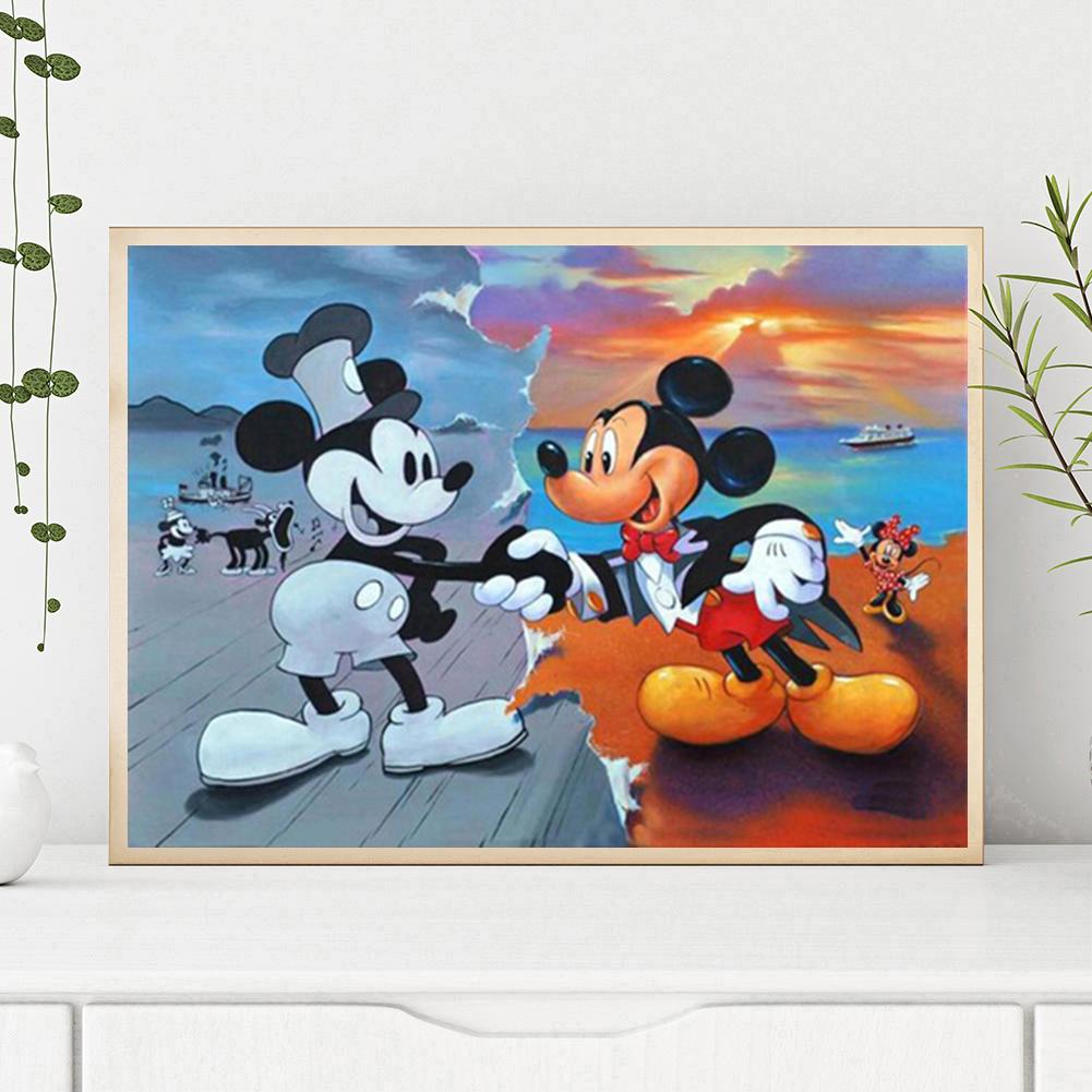 Mickey Mouse - Full Round Drill Diamond Painting 30*40CM