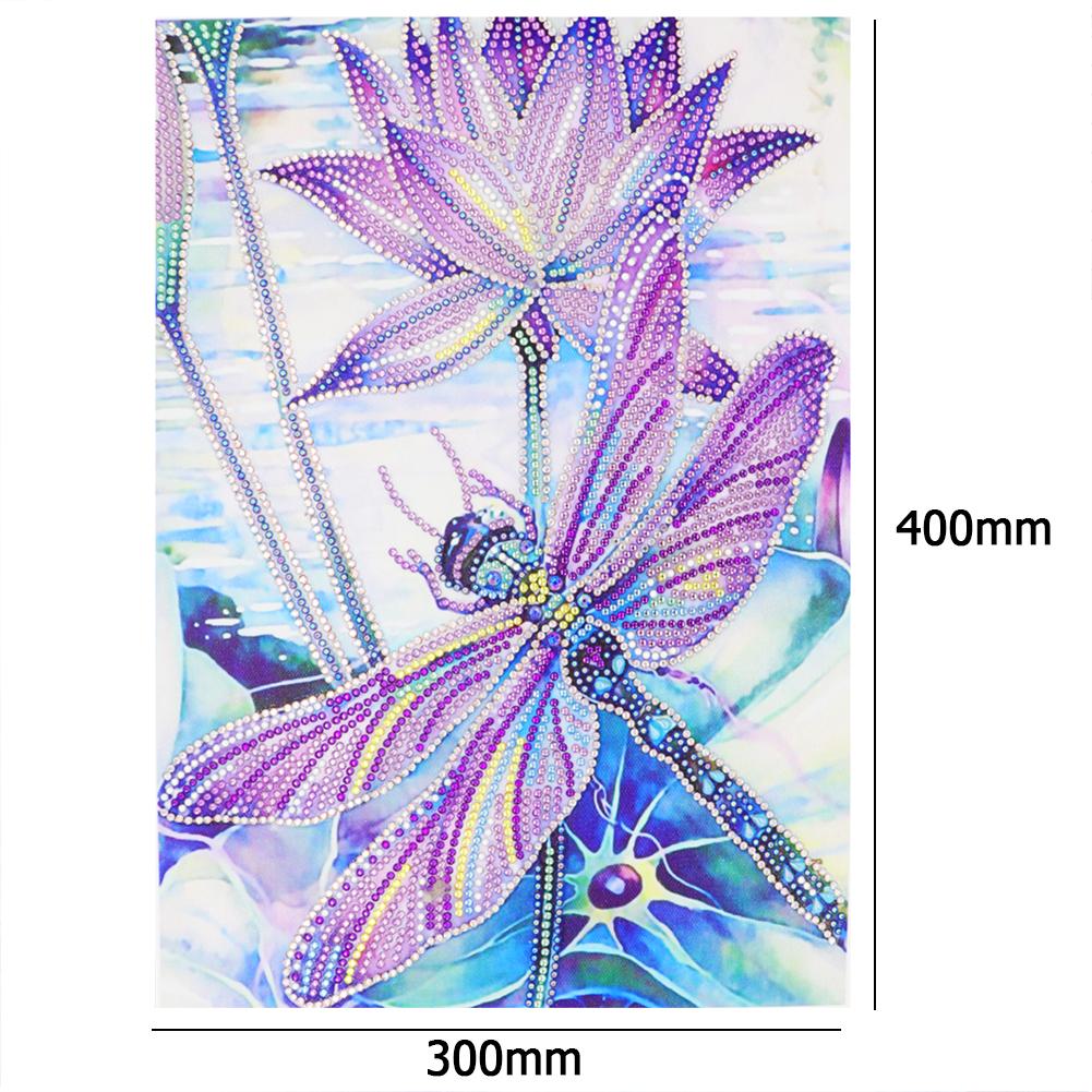 Dragonfly - Full Round Drill Diamond Painting 40*30CM