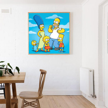 Simpsons - Full Round Drill Diamond Painting 30*30CM