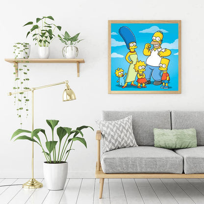 Simpsons - Full Round Drill Diamond Painting 30*30CM