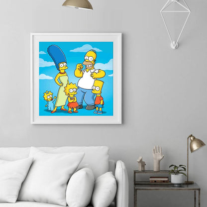 Simpsons - Full Round Drill Diamond Painting 30*30CM