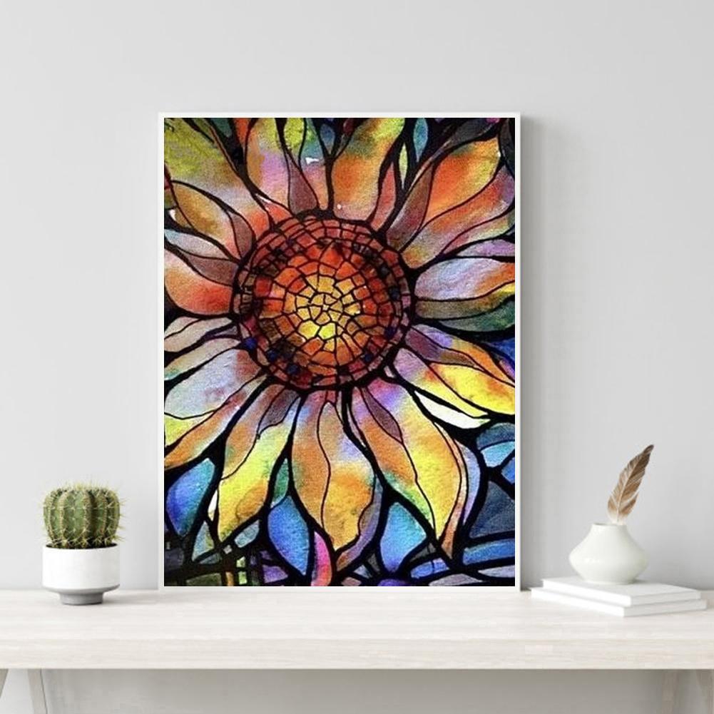 Sunflower - Full Round Drill Diamond Painting 30X40CM