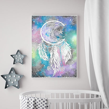 Dreamcatcher - Full Round Drill Diamond Painting 30*40CM