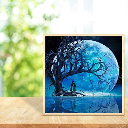 Moon - Full Round Drill Diamond Painting 30*30CM