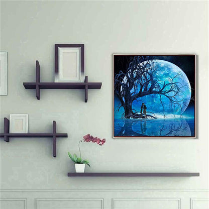 Moon - Full Round Drill Diamond Painting 30*30CM