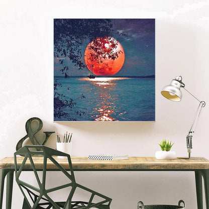 Moon - Full Round Drill Diamond Painting 30*30CM