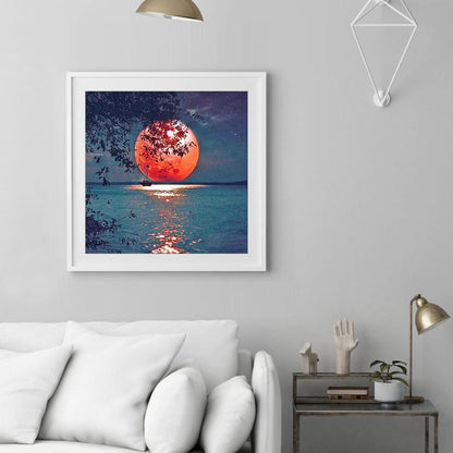 Moon - Full Round Drill Diamond Painting 30*30CM