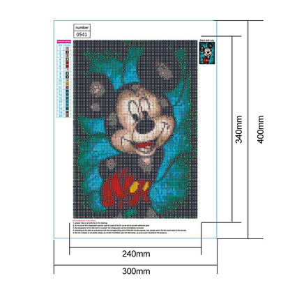 Mickey - Full Round Drill Diamond Painting 30*40CM