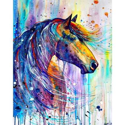 Horse - Full Round Drill Diamond Painting 30*40CM