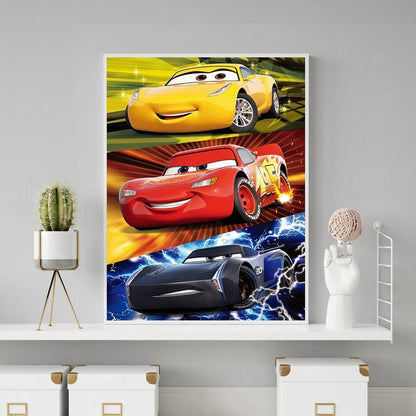 Cars - Full Round Drill Diamond Painting 30*40CM