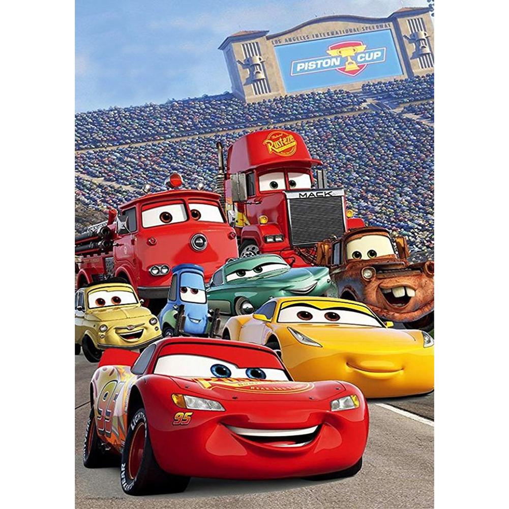 Cars - Full Round Drill Diamond Painting 30*40CM