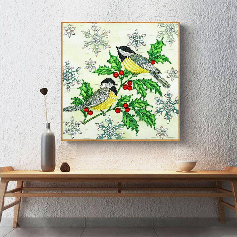 Magpie - Special Shaped Drill Diamond Painting 30*30CM