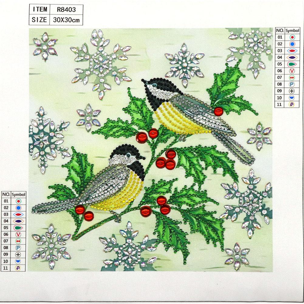 Magpie - Special Shaped Drill Diamond Painting 30*30CM