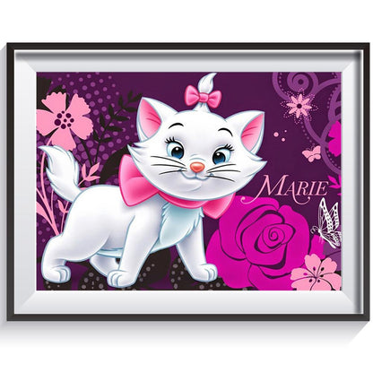 Cat - Full Round Drill Diamond Painting 40*30CM