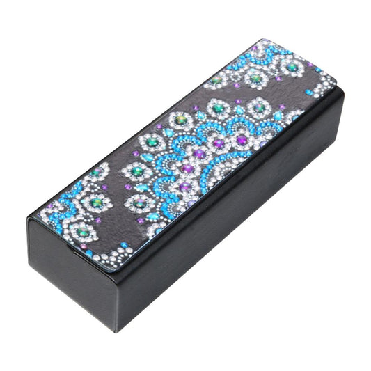 DIY Diamond Painting Eye Glasses Case Travel Leather Sunglasses Storage Box