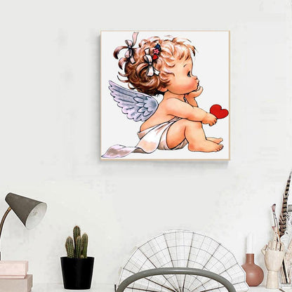 Baby Angle - Full Round Drill Diamond Painting 30*30CM