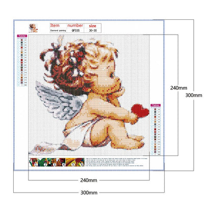 Baby Angle - Full Round Drill Diamond Painting 30*30CM