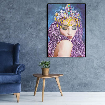 Beauty - Special Shaped Drill Diamond Painting 40*30CM